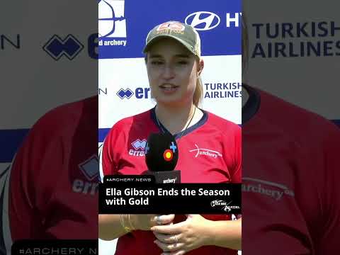 The streak goes on for Ella Gibson 🔥 | #ArcheryWorldCup #shorts