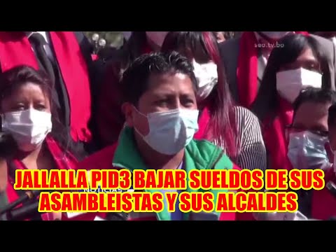 DIRIGENTES DE LA AGRUPACIÓN JALLALLA LEOPOLDO CHUI PLANTEA R3DUCIR SUELDOS A LOS ASAMBLEISTAS..