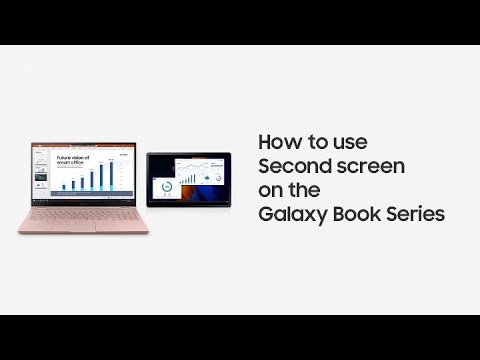 Galaxy Book Series: How to use Second screen using Galaxy Tab S7 | S7+ | Samsung
