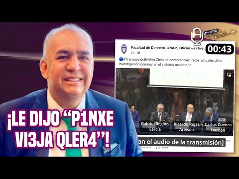 CORREN a DIRECTIVO de la UNAM por decirle “P1nXe Vi3Ja Qler4” a una ACADÉMICA en VIVO