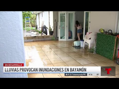 Se vuelve a inundar urbanización en Bayamón