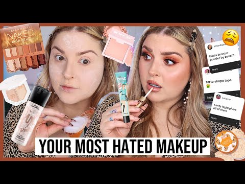 FULL FACE of my viewers most HATED makeup! 😩💔 send help