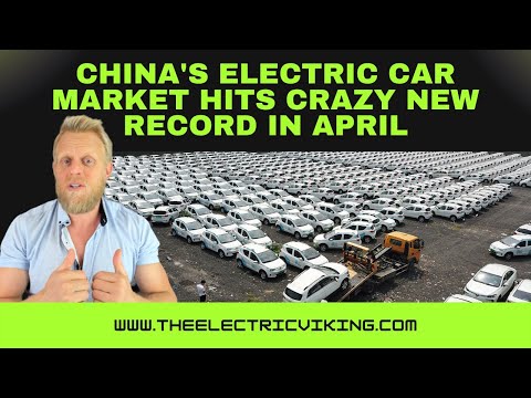 China's electric car market hits crazy new record in April