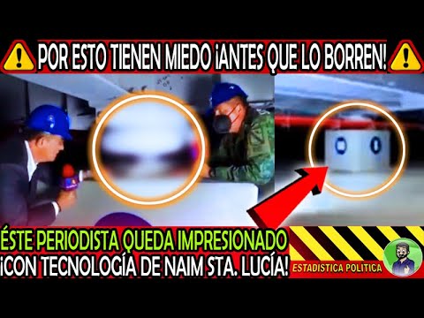 A ESTO TIENEN MIEDO ¡ PERIODISTA QUEDA IMPRESIONADO CON TECNOLOGIA DEL AEROPUERTO DE SANTA LUCIA !