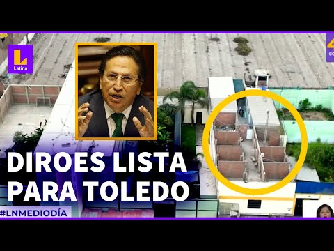 Alejandro Toledo: la Diroes está lista para su reclusión