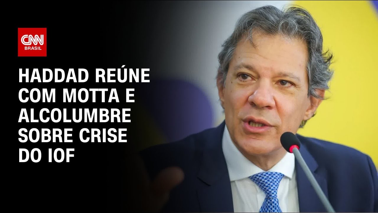 Haddad se reúne com Motta e Alcolumbre para discutir crise do IOF | LIVE CNN