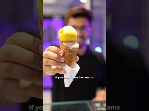 Try the chocolate almond natural icecream with freshly made cones! Epic! | old mumbai icecream