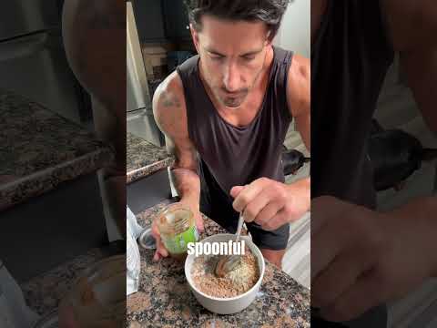 Post-workout fuel: my cereal combo packed with protein.