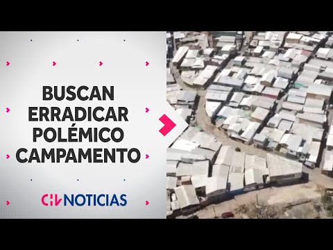 Vecinos de Cerrillos BUSCAN ERRADICAR el Campamento Nuevo Amanecer - CHV Noticias