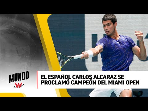 El español Carlos Alcaraz se proclamó campeón del Miami Open, los detalles en #MundoW