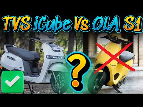 OLA S1 vs TVS iCube Comparison | OLA vs tvs iCube speed test | Ola vs iCube Power test | Ola & iCube