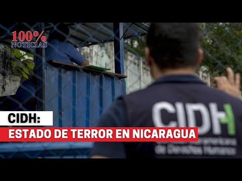 Nicaragua vive un estado de terror denuncia la CIDH