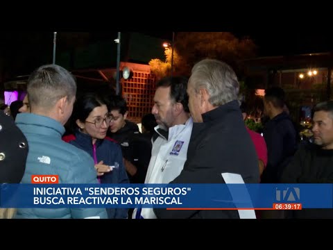 La iniciativa Senderos Seguros' busca reactivar la zona de La Mariscal, en Quito