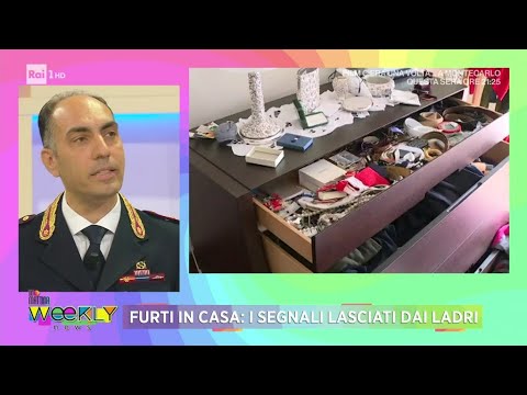 Furti in casa: i segnali lasciati dai ladri - Uno Mattina Weekly 03/08/2024