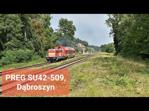 4K | PREG SU42-509 vertrekt met B16mnopux van Dąbroszyn als R 80387 naar Kostrzyn!