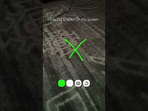 Tracing Cracks that’s on my screen #trending #funny