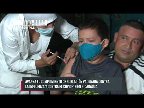 79% de la población mayor de 30, vacunadas contra el COVID-19 en Nicaragua