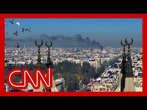 ‘Nobody was anticipating this’: Clarissa Ward on rebels capturing Syria’s second-largest city