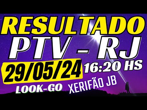 Resultado do jogo do bicho ao vivo - PTV - Look - 16:20 29-05-24