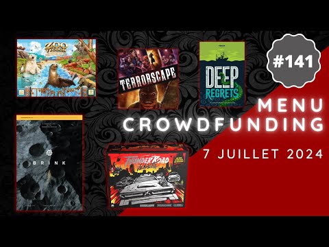 Menu Crowdfunding - 07/07/2024 : Brink, Deep Regrets, Thunder Road Vendetta, Terrorscape, etc.