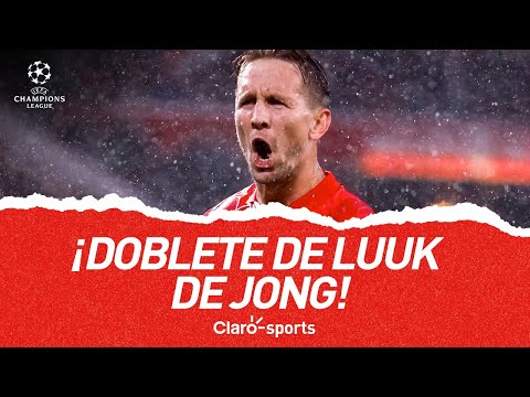 Doblete de Luuk de Jong | PSV Eindhoven 3-0 Sturm | Clasificación UEFA Champions League