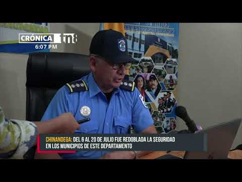 Atrapan a 12 delincuentes por diversos delitos en Chinandega - Nicaragua