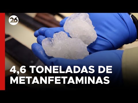 TURQUÍA | Incautan 4,6 toneladas de metanfetaminas