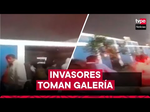 Cercado de Lima: invasores toman galería Polvos Argentinos