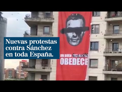 Coronavirus | Nueva jornada de protestas contra la gestión de Sánchez en toda España