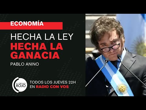 ECONOMÍA  Pablo Anino | Hecha la ley, hecha la ganancia