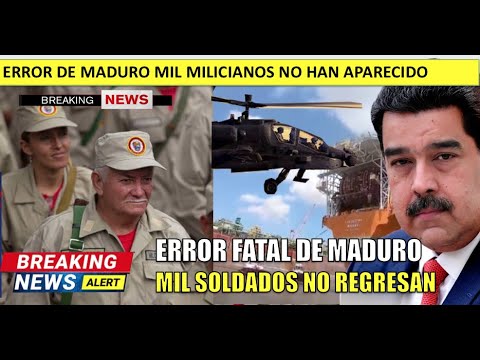 ERROR de MADURO Mil milicianos a APURE ninguno regresa hoy 9 mayo 2021