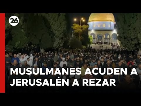 ISRAEL - EN VIVO | Musulmanes acuden a Jerusalén a rezar en el tercer viernes del Ramadán