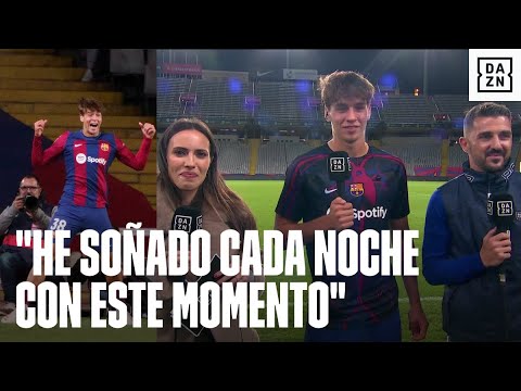 Marc Guiu marca en su debut con el FC Barcelona ¡A LOS 33 SEGUNDOS! | Cada noche soñé con esto