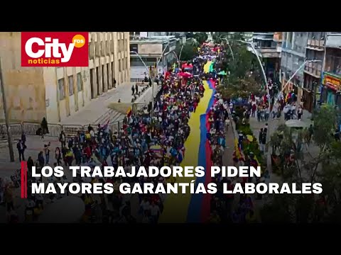 Movilizaciones en Bogotá en conmemoración al Día Del Trabajo | CityTv