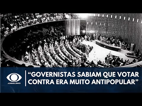 Políticos temiam votar contra Emenda Dante de Oliveira por reprovação popular