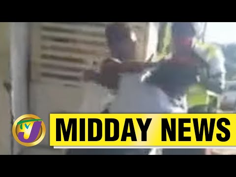 Chaos between Police & Citizens in Portland, Jamaica - May 14 2021