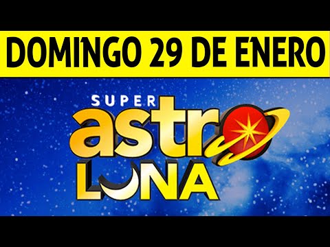 Resultado de ASTRO LUNA del Domingo 29 de Enero de 2023 | SUPER ASTRO