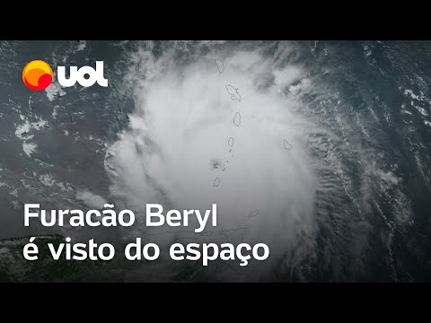 Imagens de satélite mostram o furacão Beryl se fortalecendo para uma tempestade de categoria 5