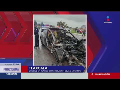 Choque en la carretera Tlaxco-Chignahuapan deja tres muertos