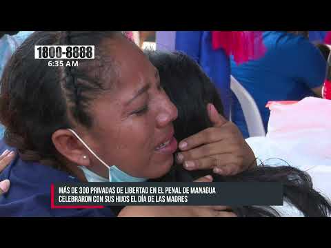 Privadas de libertad de Managua celebran el día de las madres al lado de sus hijos - Nicaragua