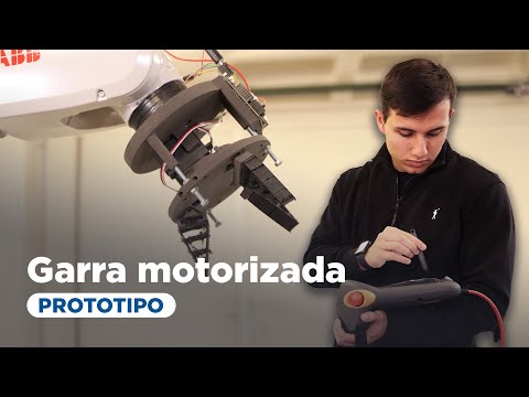 Garra motorizada de bajo coste para aplicaciones de robótica de precisión | Prototipo