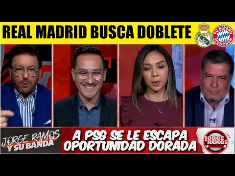 CHAMPIONS. MBAPPÉ no tuvo broche de oro con PSG. Real Madrid busca DOBLETE | Jorge Ramos y su Banda