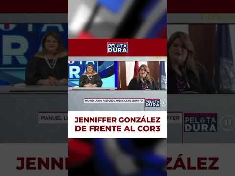 ¡Jenniffer González le responde de frente al COR3! Usted, ¿qué opina? #JugandoPelotaDura ?