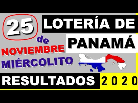 Resultados Sorteo Loteria Miercoles 25 de Noviembre 2020 Loteria Nacional Panama Miercolito Que Jugo