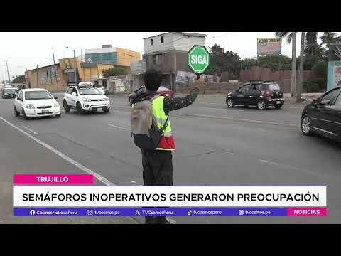 Semáforos inoperativos en Panamericana generó preocupación