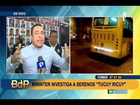 Comando Tucuy Rucuy de Comas: alcalde rechaza investigaciones del Mininter tras denuncia