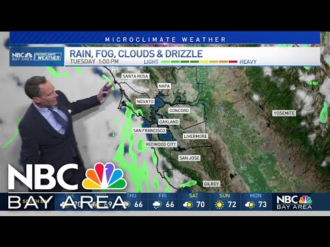 Bay Area forecast: Cooler shower chances ahead