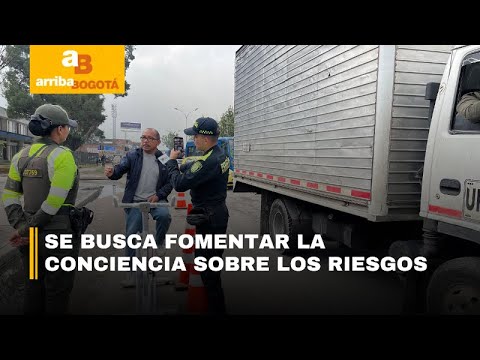 Conductores de carga vivieron la experiencia de ser ciclistas en jornada de prevención vial | CityTv