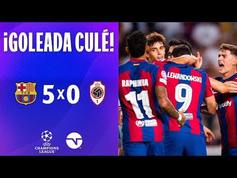 RESUMEN: BARCELONA 5 – 0 ROYAL ANTWERP I JORNADA 1 I CHAMPIONS LEAGUE 2023/24