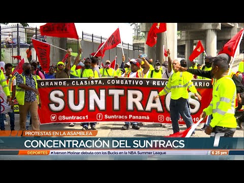Continúan cierres y protestas, panameños se concentran la Plaza 5 de Mayo